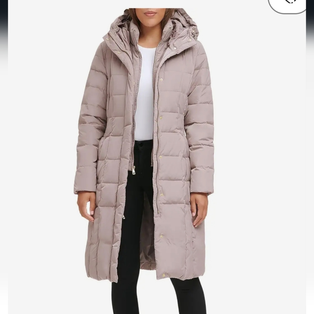 Women's Tan Puffer Jacket Cole Haan